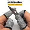 10/20Pcs Anti-Cut Finger Cover Finger Protector Sleeve Cover Finger Peel Fingertip Gloves Picking Finger Cover Kitchen Tools 2