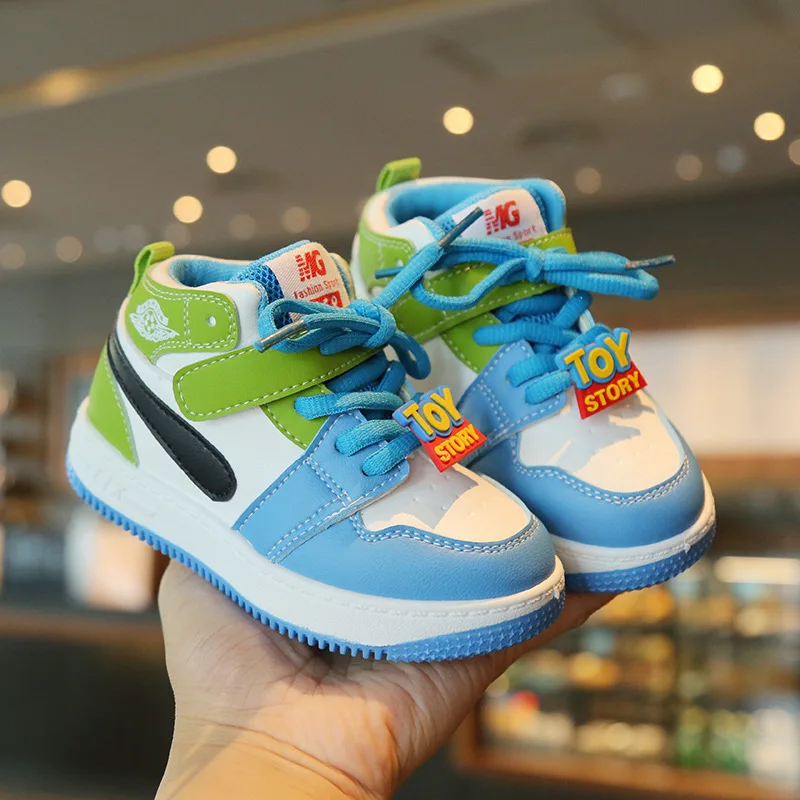 Kids Sports Shoes Spring Boys Girls Basketball Soft Soled