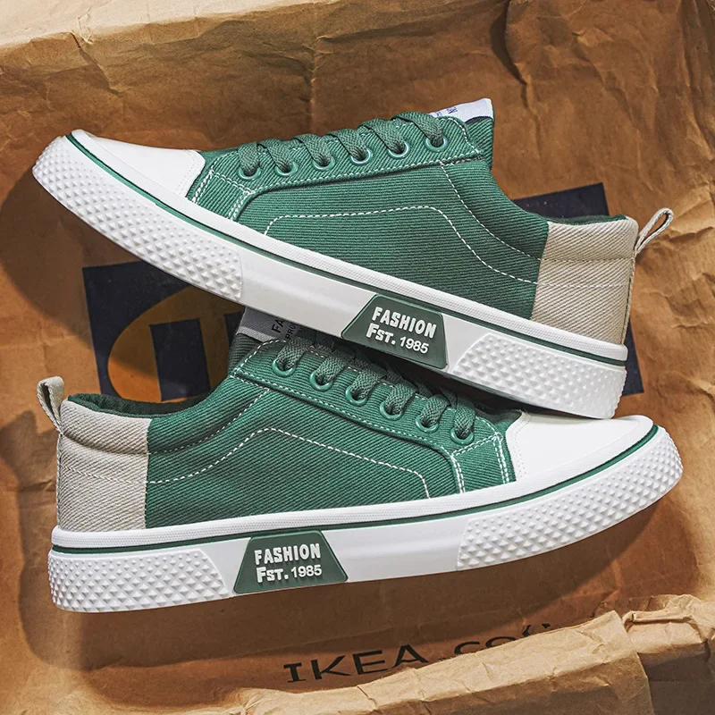 2026 Men Casual Shoes Mens Canvas Shoes for Men Shoes Men Fashion Flats Brand Fashion Men's Driving Sneakers - 4