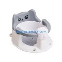 Infant Bathtub Provides Backrest Support for Baby 6-15Months Baby Bath with Suction Cups Bathtub Seats G2TE
