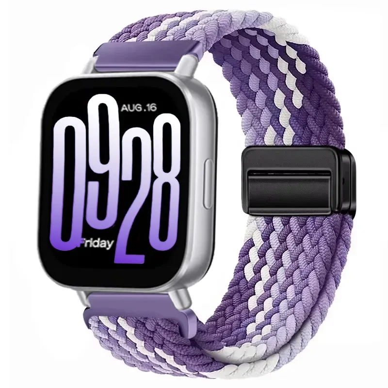 Nylon Loop Magnetic Braided Strap - Comfortable Wristband Bracelet