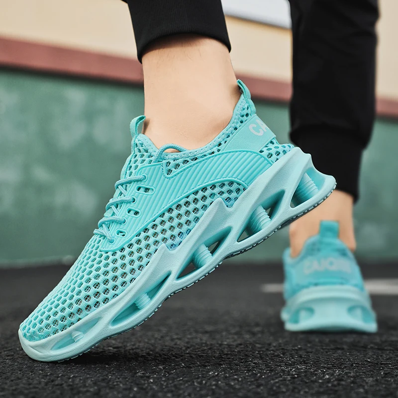 Men's Casual Sports Shoes, Versatile, Breathable, Wear-Resistant, Non-Slip Running Shoes, Lightweight Shoes for Park Walking