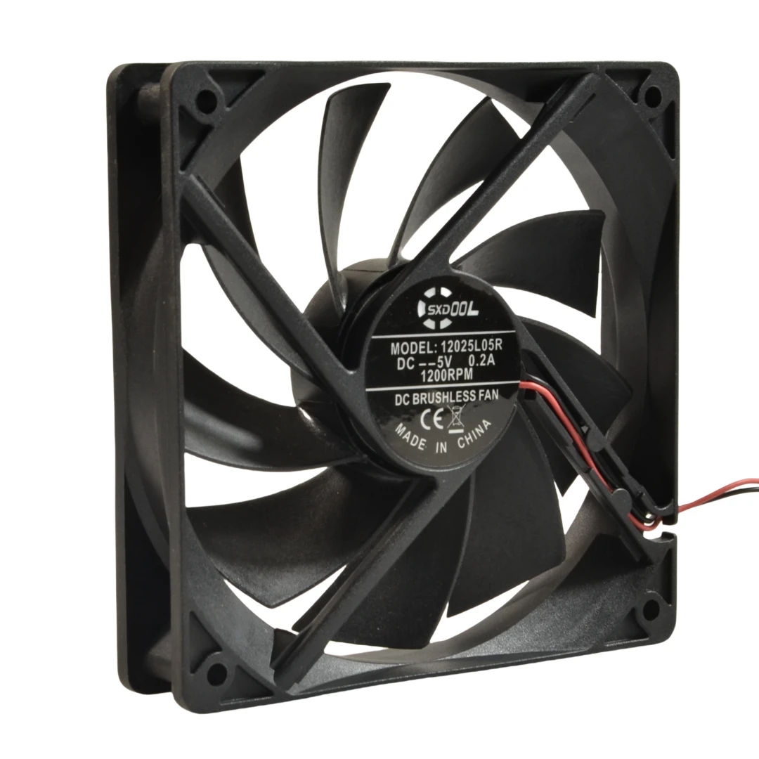 Ventola Pc Server 70mm Ventolina DC 7025 12V Con Doppio Cuscinetto A Sfera - Per Stampanti 3D, PC E Server - Confezione Da 2 Ventole 12v