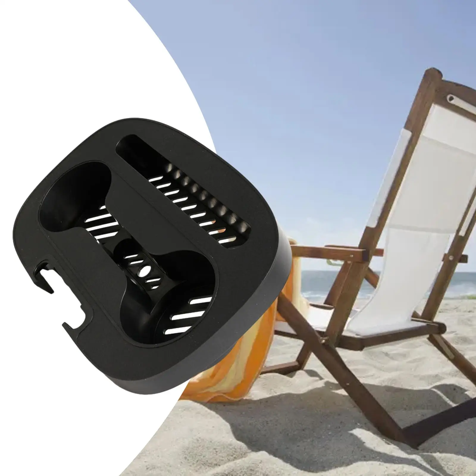 Outdoor Lounge Chair Cup Holder Durable Accessories for Camping Patio Picnic Outdoor Lounge Chair Cup Holder Durable Accessories for Camping Patio Picnic