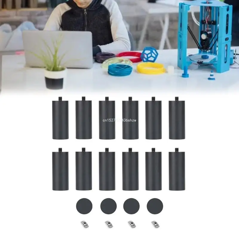 

12PCS Heightening Column Engraving Machine Lifter for Laser Engraver Y-Axis Rotary Roller Auxiliary Heightening Dropship