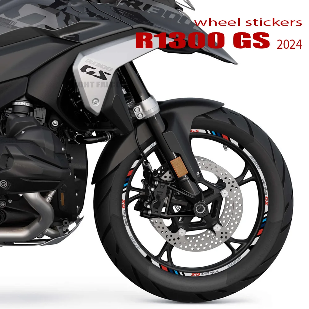 

Аксессуары R1300GS, наклейки на колеса, наклейки на обода для BMW R 1300 GS 2023 2024, строительный комплект наклеек, защита