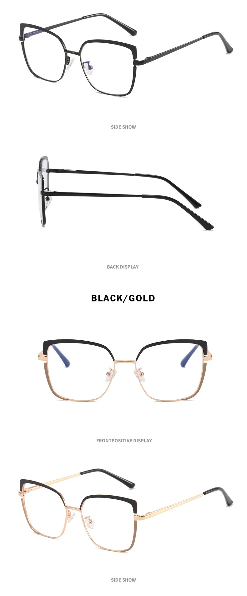 O-Q CLUB Women's Grade Glasses Anti Blue Light Lenses Woman's Eyeglasses Lunettes Myopia Reading Glass Sunglasses Man Eyewear