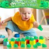 24 PCS Rubber Frogs, Squeak and Floating Green Frog ,Good Shower and Playing  Water Partner. 3