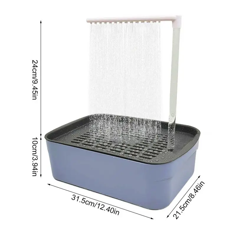Bird Bath Automatic Pet Parrot Circulating Water Bathtub USB Electric Large Shower Fountain Parakeet