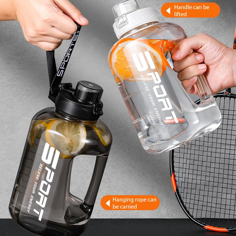 Sports Water Bottle Travel Kettle Fitness Gym Portable Capacity Straw Leakage-Proof Cup Drinkware sports water bottle portable water bottle portable water jug