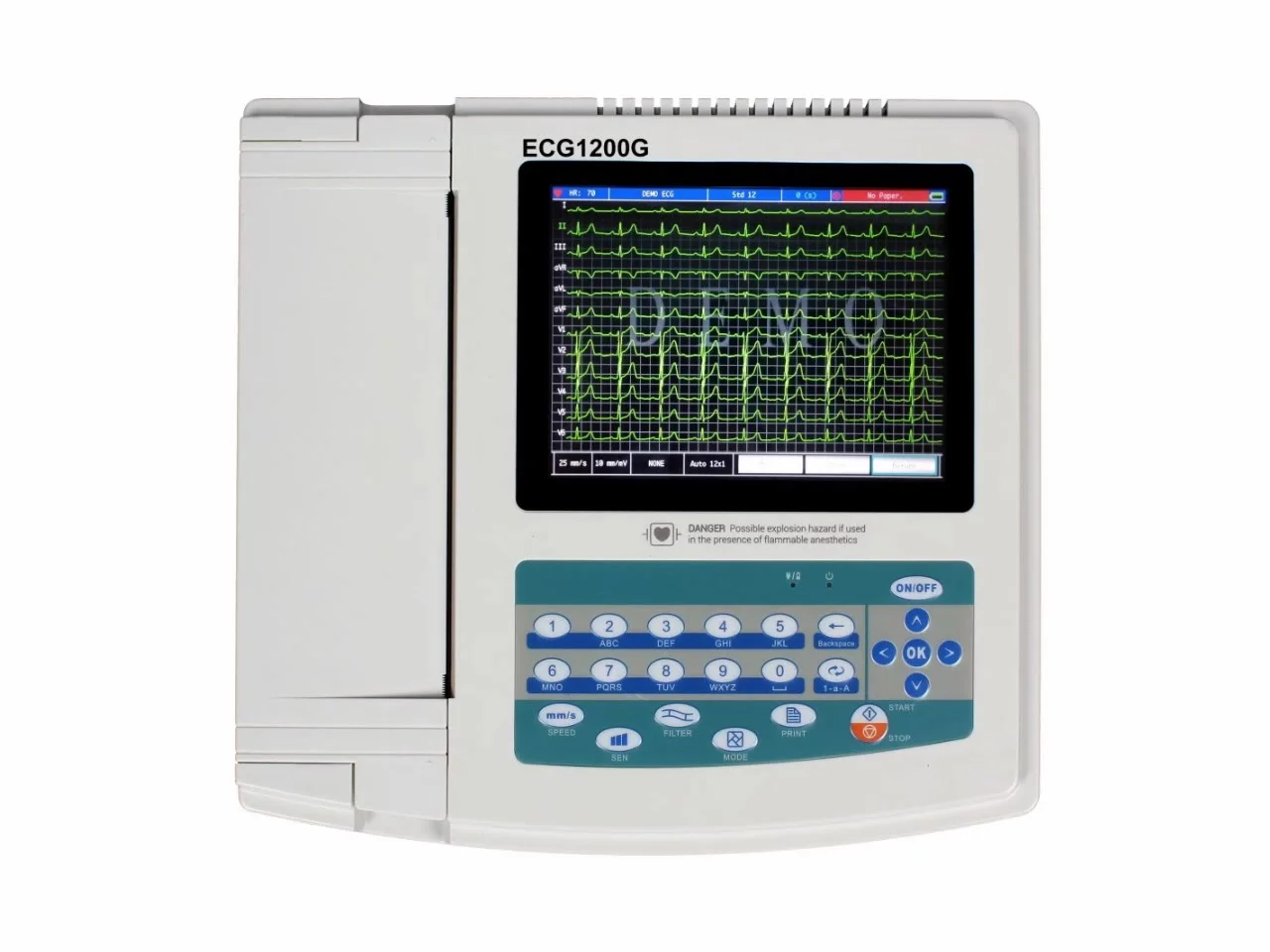 210mm X 20m ECG Paper Roll For CONTEC ECG1200G/1200F Electrocardiograph Machines
