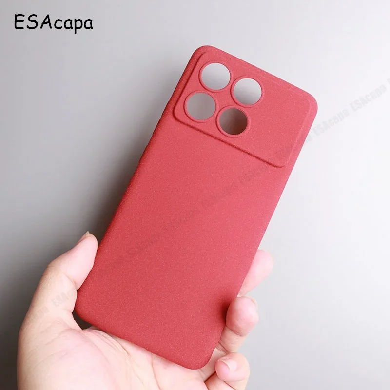 Slim Matte Sandstone Silicone Anti-Slip Soft Phone Case
