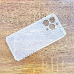 Ultra - Thin Black Transparent TPU Phone Case - Soft Silicone Protective Shell for Oukitel C3 (Transparent)
