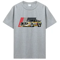 Sport S1 E2 groupe B voiture de rallye Stig Blomqvist Mikkola et Walter T-Shirt décontracté T-Shirt couverture en coton vêtements pour hommes unisexe T-Shirt 4
