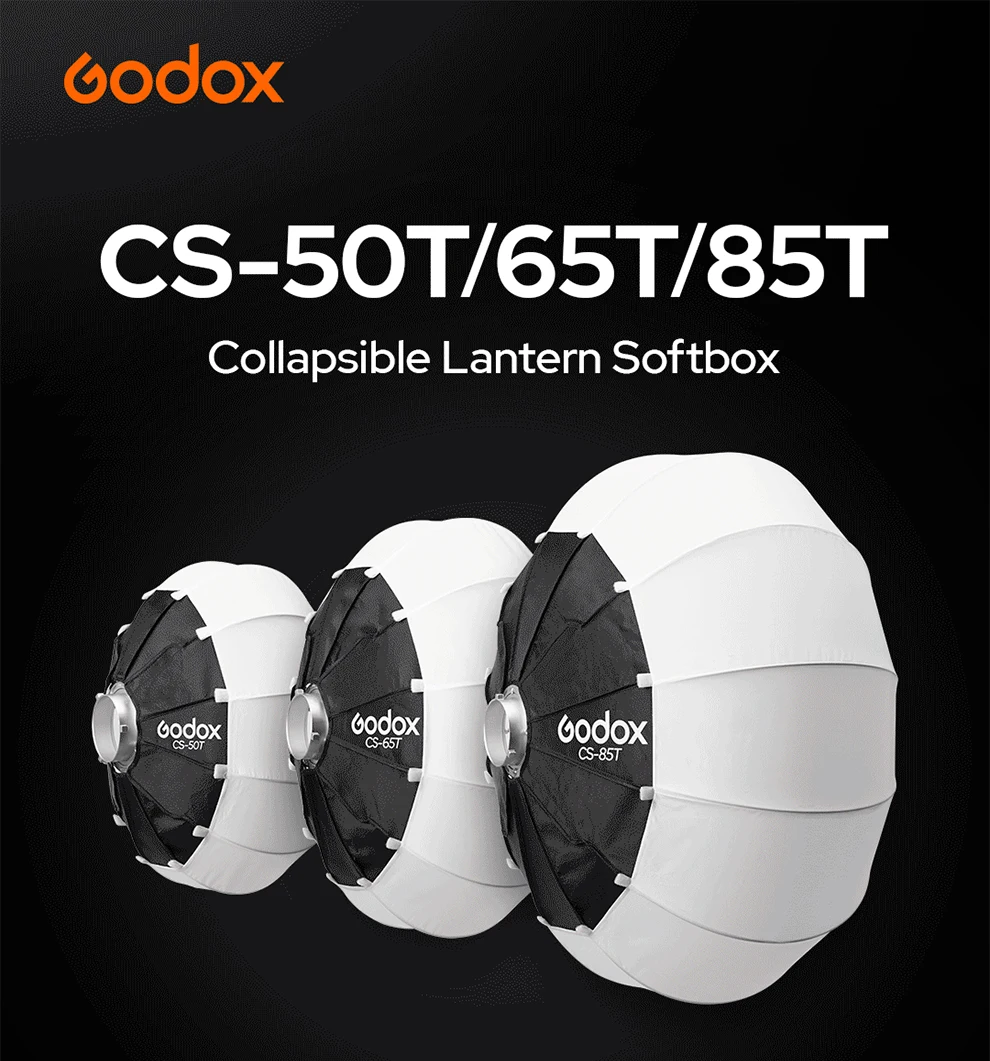 50CM 65CM 85CM CS-50T CS-65T CS-85T Lantern Softbox with Bowens Mount