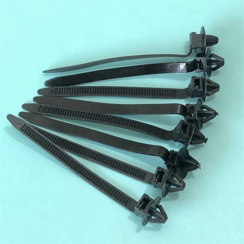 Car Fastener Clips 10/20/40Pcs Car Nylon Tie Wrap Cable Fixed Fasteners Clips 92mmx5mm For All cars