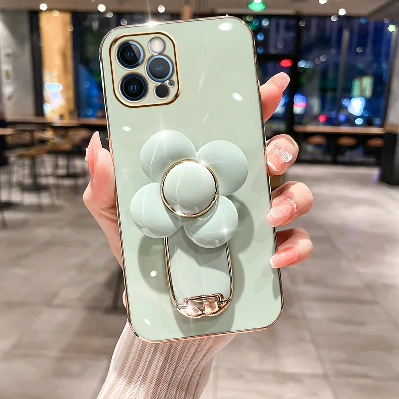 thumbnail image 1 of Funda giratoria con soporte de molino de viento, cubierta chapada en oro para iPhone 15 Pro Max 14 13 12 11 Pro Max XR X XS 7 8 Plus 6S, 1 of 5
