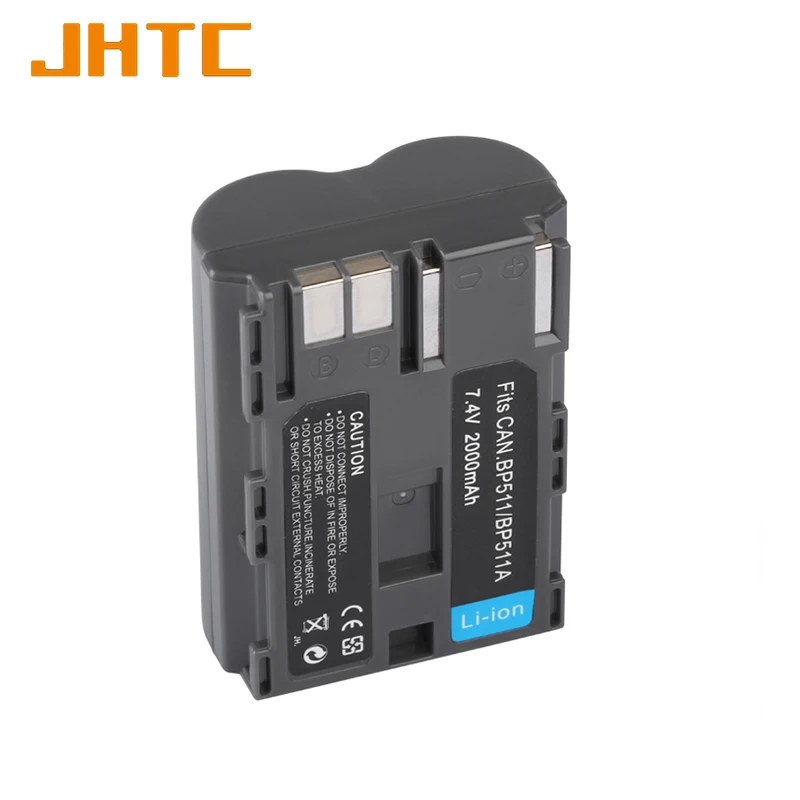 BP-511 BP-511A batteria per Canon EOS 40D 300D 5D 20D 30D 50D 10D D60 G6 BP511 FV40 FV30 FV100 200 batterie per fotocamera 2000mah - immagine 3