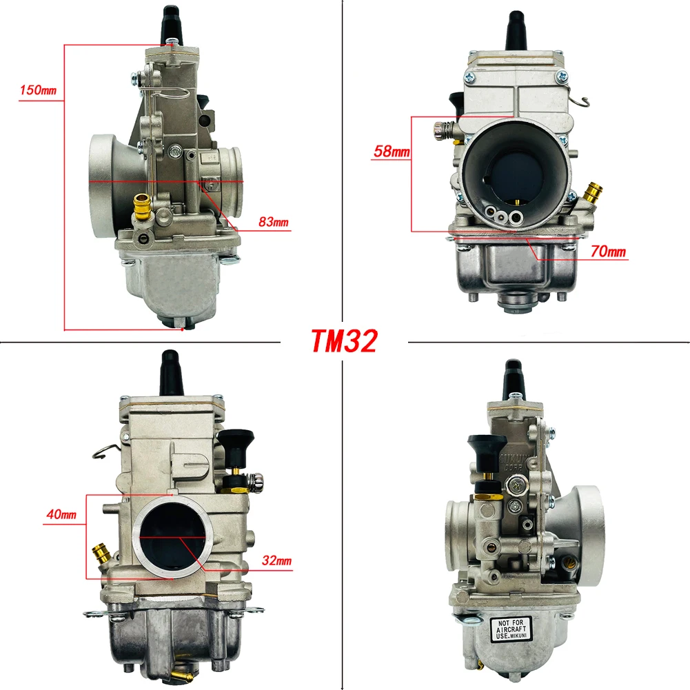 TM32 TM34 Vergaser TM 32 34 MM 32MM 34MM 200CC 250CC 300CC 350CC Flachschieber-Glattbore-Vergaser – Detail 1
