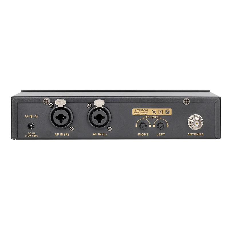 CREATE SOUND 무선 인이어 모니터링 시스템, 싱글 채널, 가수와 무대 공연에 적합합니다.