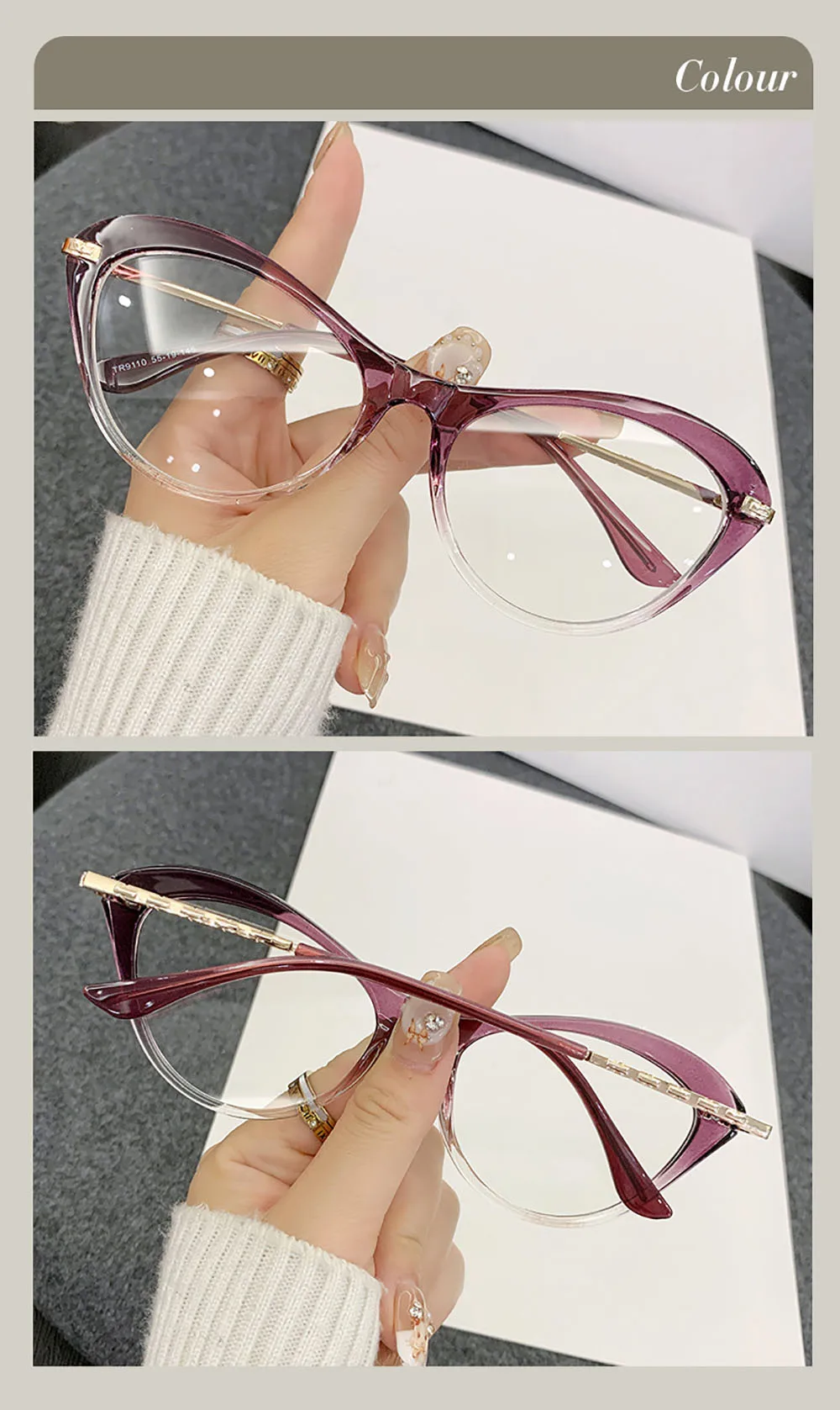 Eye Glasses Lightweight Anti-Blue Light Eyewear Unisex Eyeglasses Comfortable Blue Light Blocking Glasses For Driving Stage