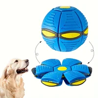 Flying Saucer Bouncing Ball Is A Durable, Elastic and Fun Dog Pet Toy Suitable for Outdoor Activities and Exercise 1