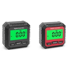

Mini Magnetic Digital Inclinometer Level Box Gauge Angle Meter Finder Protractor Base Small Electronic Protractor