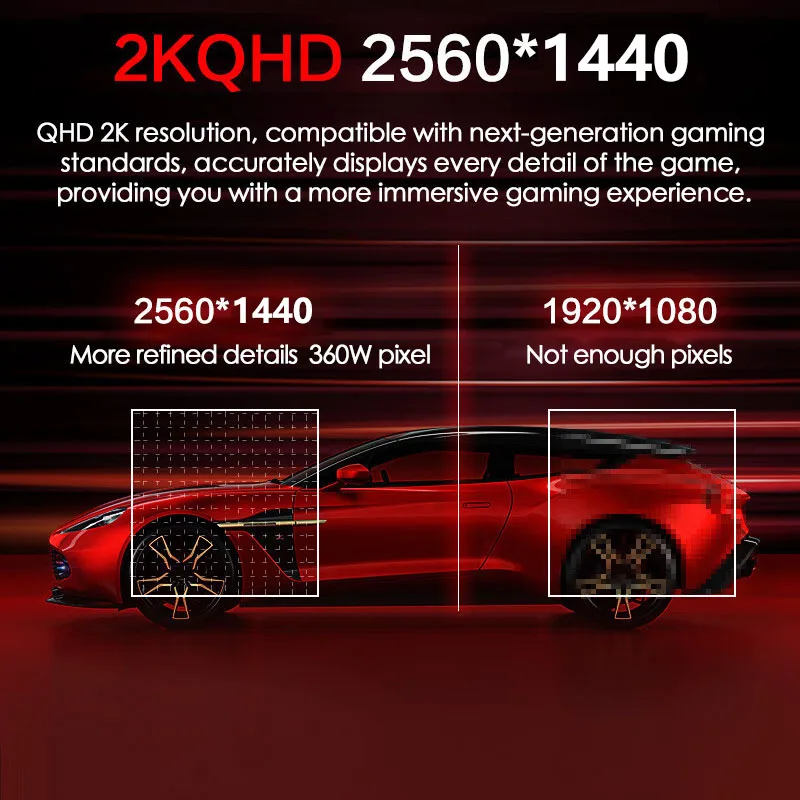 165HZ 2560*1440 HDR 100% sRGB ÷ IPS ũ, PC Ʈ Xbox PS4 PS5 ġ ޴ , 17.3 ġ 2K ġũ