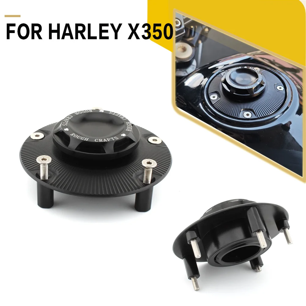 

X 350 Accessories Motorcycle Fuel Gas Tank Cover CNC Aluminum Oil Petrol Cap Mount Support For Harley Davidson X350 2023
