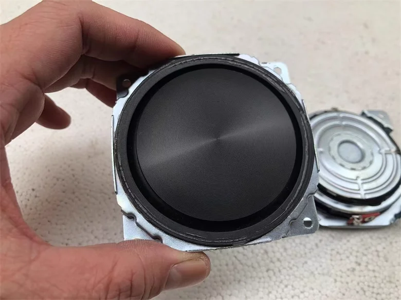 GHXAMP For Harman Kardon High Quality 3 inch Ultra Thin Bass Horn High end CD Pattern Brushed Diaphragm Bluetooth DIY 77mm