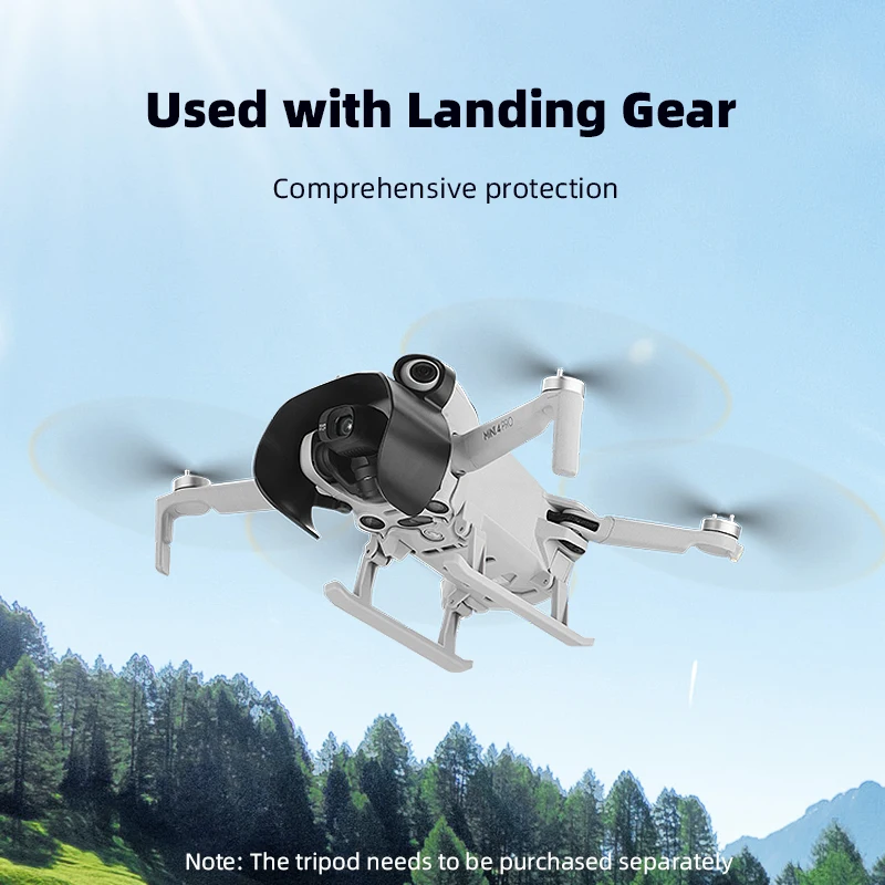 DJI Mini 4 PRO 짐벌 보호대 렌즈 커버 캡용 효과적인 쉐이딩 렌즈 후드 드론 액세서리 촬영 품질 향상