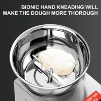 Электрический миксер для теста, 220 В, 8 кг, тестомес для муки, макаронный аппарат, кухонный комбайн с насадкой для мясорубки, кухонное смешивание для выпечки — изображение 3