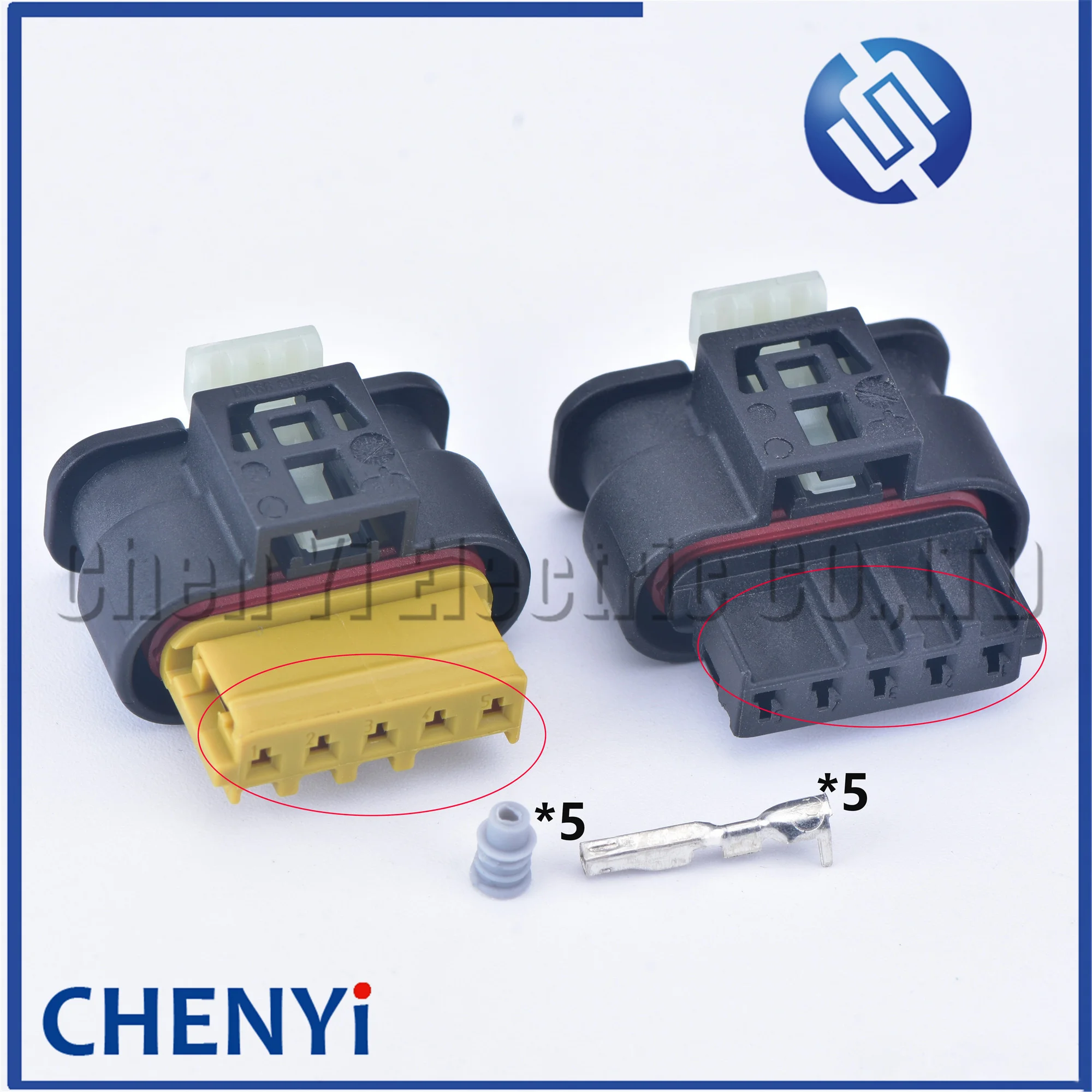 5 Pin Female Automotive waterproof Connector Air flow meter Sensor 