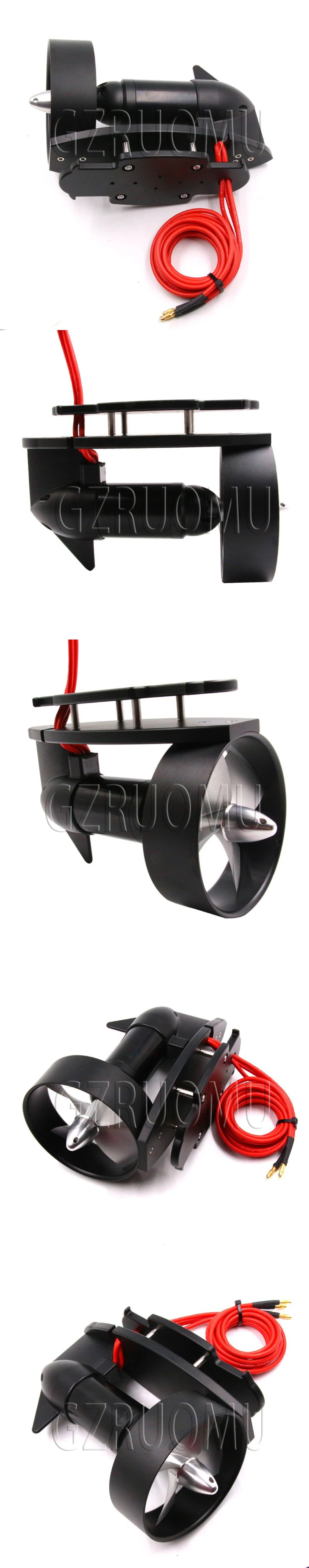 12-50V Brushless Motor Underwater Thruster 4-Blades 20kg Thrust Propeller Ship M