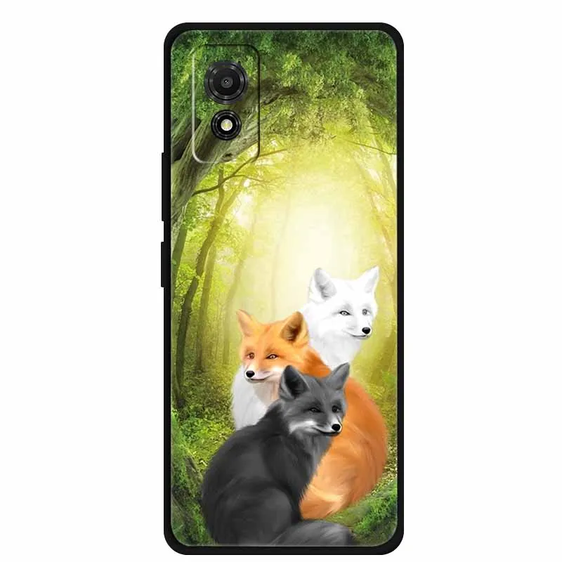 Artistic Cat Silicone Protective Phone Case - Stylish & Durable Bumper Protector