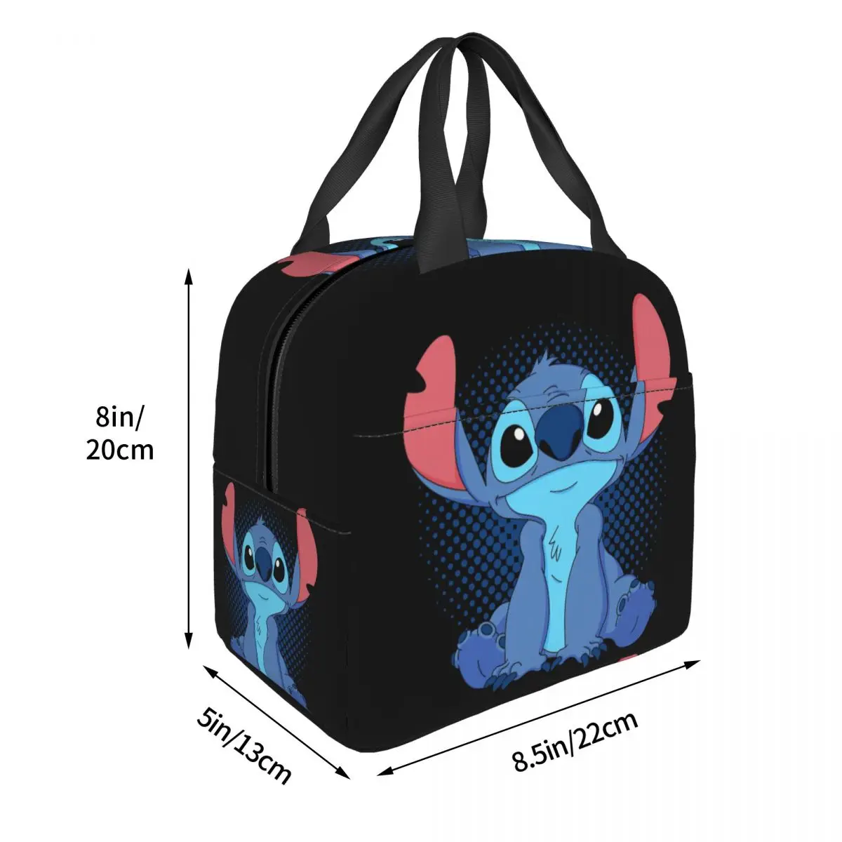 Lilo & Stitch Insulated lunch bag For Women Kids Cooler Bag Thermal bag  Portable Picnic Work 