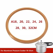 Brown Color Silicone Rubber Gasket Sealing Ring For Aluminum Pressure Cooker 16cm,18cm, 20cm, 22cm, 24cm, 26cm, 28cm