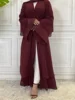 Robe de Ramadan en mousseline de soie, Abaya, dubaï, turquie, Kaftan musulman pour femmes, Kimono modeste, Caftan Marocain, vêtements islamiques