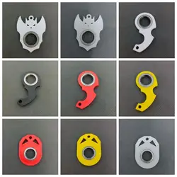 Noctilucent Keychain Fidget Spinner Anti-Anxiety Light Trendy Fingertip Rotation Keychain Creative Light Weight