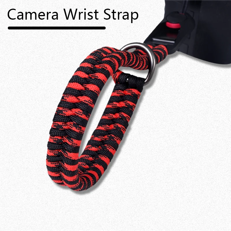 Camera Wrist Strap Hand-Woven Camera Wrist Strap Adjustable Quick Release Shoulder Neck Rope Belt For Sony Nikon Fuji Canon Olympus Panasonic DSLR