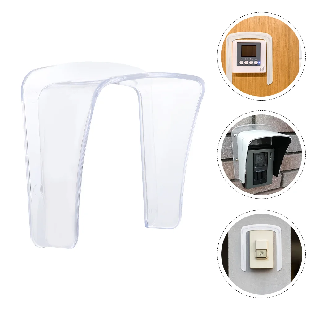 

Outdoor Doorbell Rain Cover Acrylic Rainproof Transparent Waterproof Protective