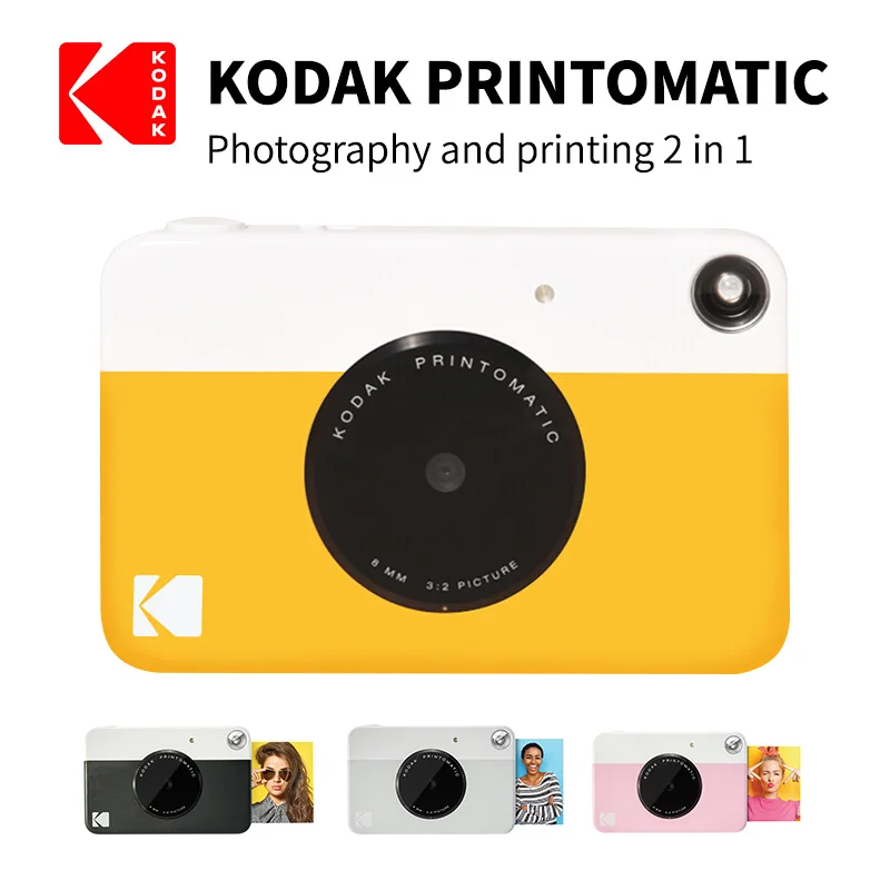 KODAK Printomatic Digital Instant Print Camera Full Color Prints On