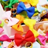 10/20/30pcs Cute Pet Dog Hair Bows Solid Grooming Bows with Rubber Band Gifts for Small Dogs Hand-made Headwear Dog Supplies 5
