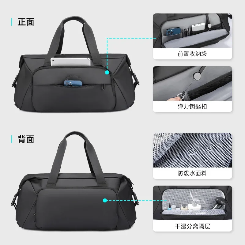 Mark Ryden Foldable bag WaterProof Oxford Men Travel Bag Hand Luggage Bag Carry On Large tote Men Duffle Weekend
