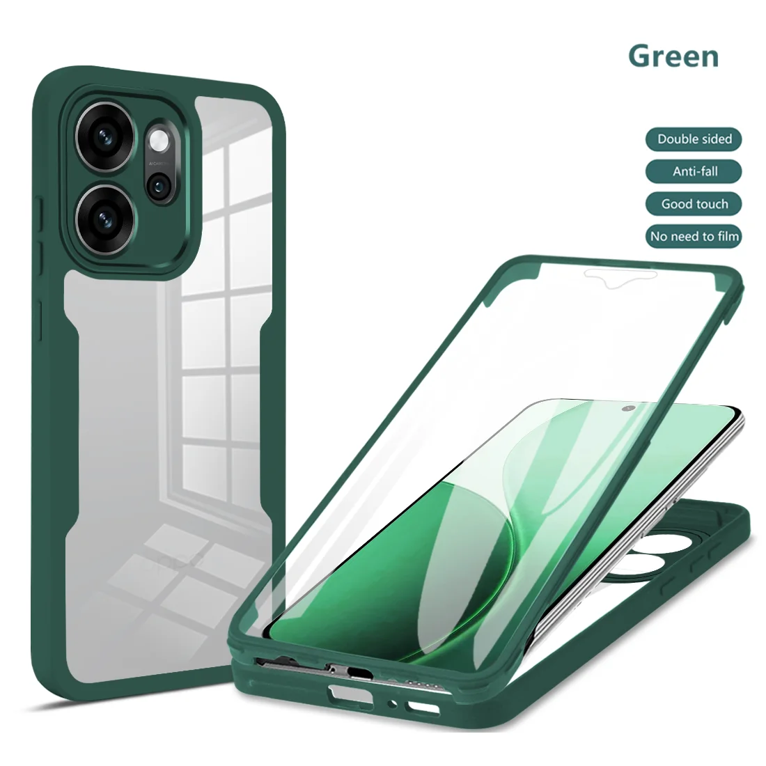 Vollständiger Körperschutz Stoßfeste Hülle für OPPO Reno 16 15 14 Pro 16F 16FS 15F 15FS 14F 5G Schutzhülle Displayschutz Funda – Detail 14