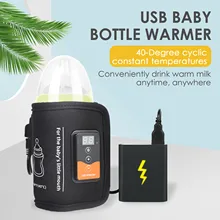 

Smart USB Bottle Warmer Bag 5V Milk Warmer Bottle Heating Keeper for Baby Care Water Nursing LCD Display Travel Bottle Heater
