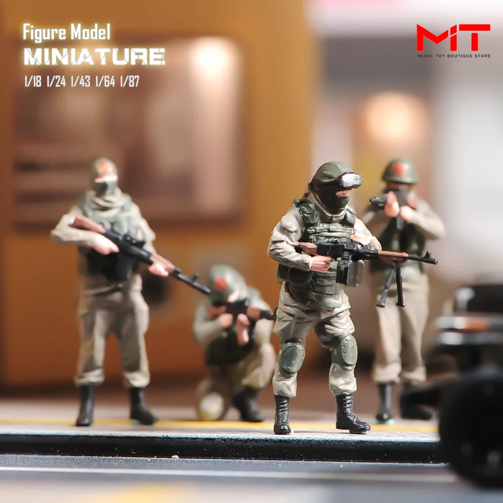 Figurine Miniature Escrimeur 1/64 Peinte à La Main - Résine, Hauteur ~2 Cm, Pour Dioramas, Décoration, Photo - 9
