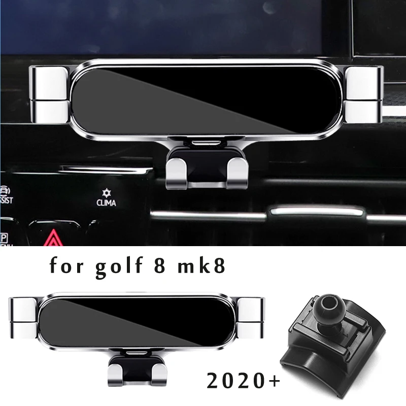 Car Phone Holder For vw volkswagen golf 7 mk7 golf 8 mk8 Car Styling  Bracket GPS Stand Rotatable Support Mobile Accessories