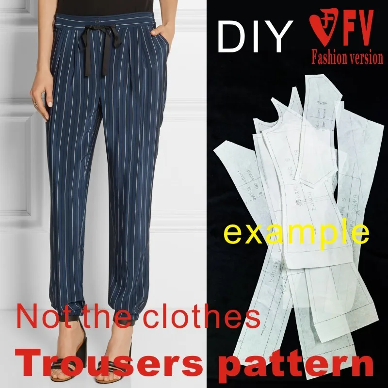 Haroun pants sewing pattern The trousers pattern(Not the pants) BCK-21
