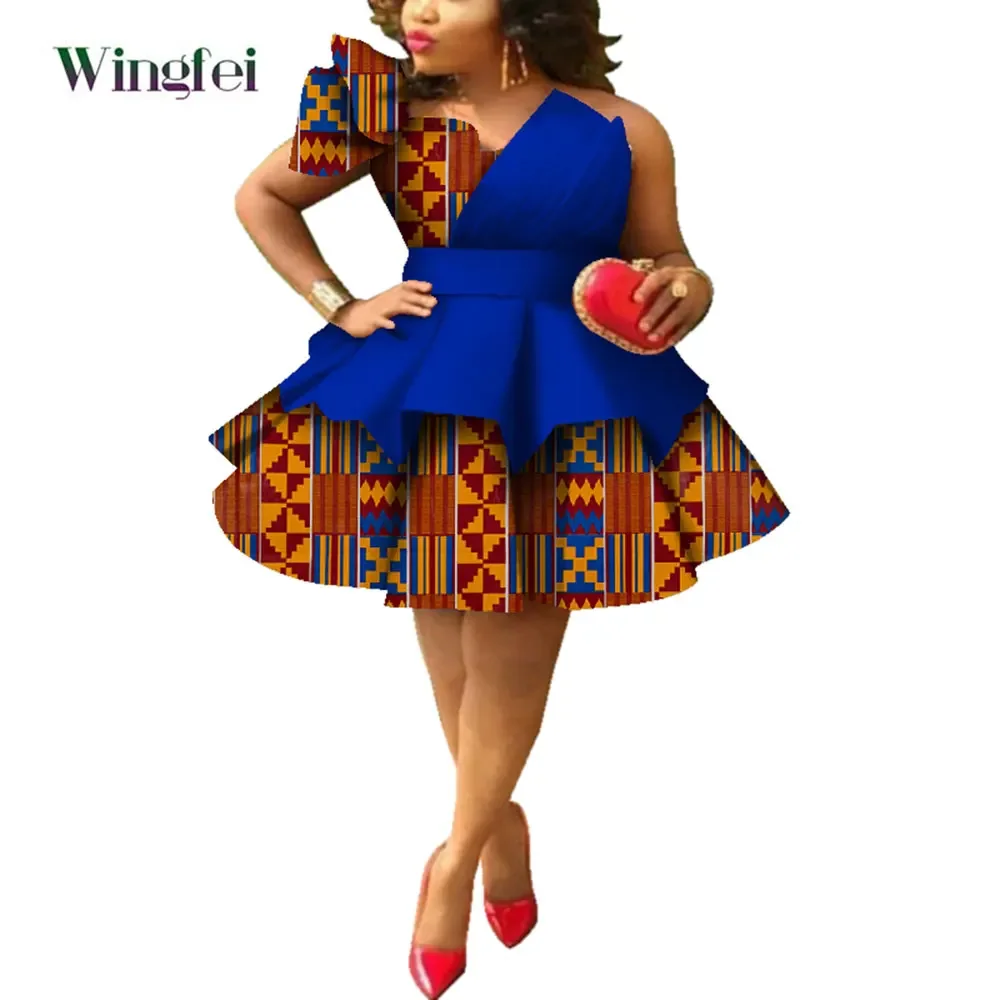 Abiti Africani Per Donna Stampa Ankara Abiti Moda Donna Dashiki Party Women Outfit Estate Abbigliamento Africano Plus Size Wy4213